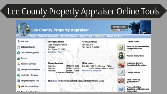 Lee-County-Property-Appraiser-Online-Tools